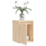 Armoire murale 30x30x40 cm Bois de pin massif – Image 2