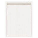 Armoires murales 2 pcs Blanc 30x30x40 cm Bois de pin massif – Image 4