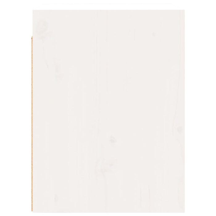 Armoires murales 2 pcs Blanc 30x30x40 cm Bois de pin massif – Image 5