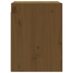 Armoire murale Marron miel 30x30x40 cm Bois de pin massif – Image 4
