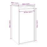 Armoire murale 30x30x60 cm Bois de pin massif – Image 8