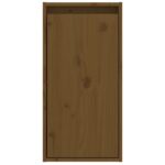 Armoires murales 2pcs Marron miel 30x30x60cm Bois de pin massif – Image 5