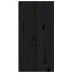 Armoires murales 2 pcs Noir 30x30x60 cm Bois de pin massif – Image 6
