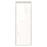 Armoire murale Blanc 30x30x80 cm Bois de pin massif – Image 3
