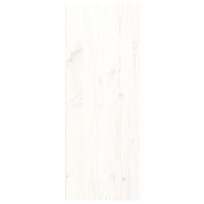 Armoire murale Blanc 30x30x80 cm Bois de pin massif – Image 5