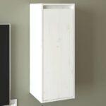 Armoire murale Blanc 30x30x80 cm Bois de pin massif