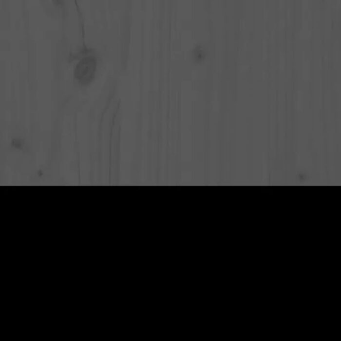 Armoire murale Gris 30x30x80 cm Bois de pin massif – Image 7