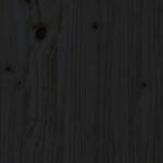 Armoire murale noir 30x30x80 cm Bois de pin massif – Image 7
