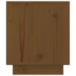 Table de chevet Marron miel 40x34x40 cm Bois de pin solide – Image 4