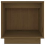 Tables de chevet 2pcs Marron miel 40x30x40cm Bois de pin solide – Image 3