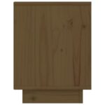 Tables de chevet 2pcs Marron miel 40x30x40cm Bois de pin solide – Image 4