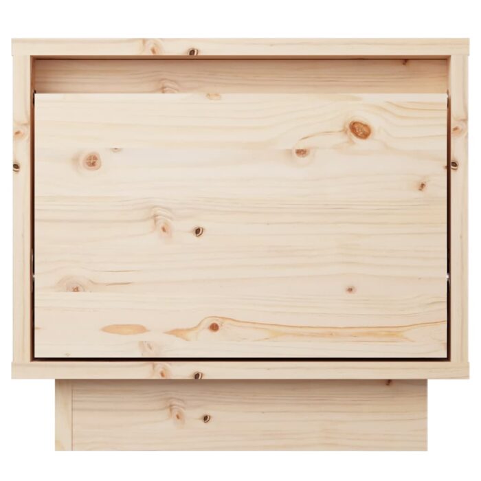 Table de chevet 35x34x32 cm Bois de pin solide – Image 2