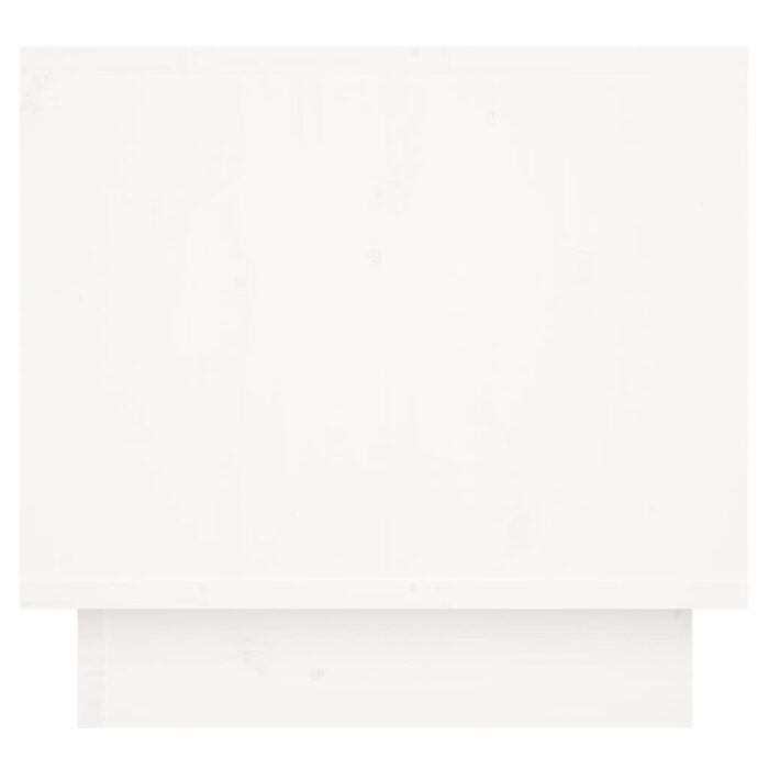 Tables de chevet 2 pcs Blanc 35x34x32 cm Bois de pin solide – Image 6