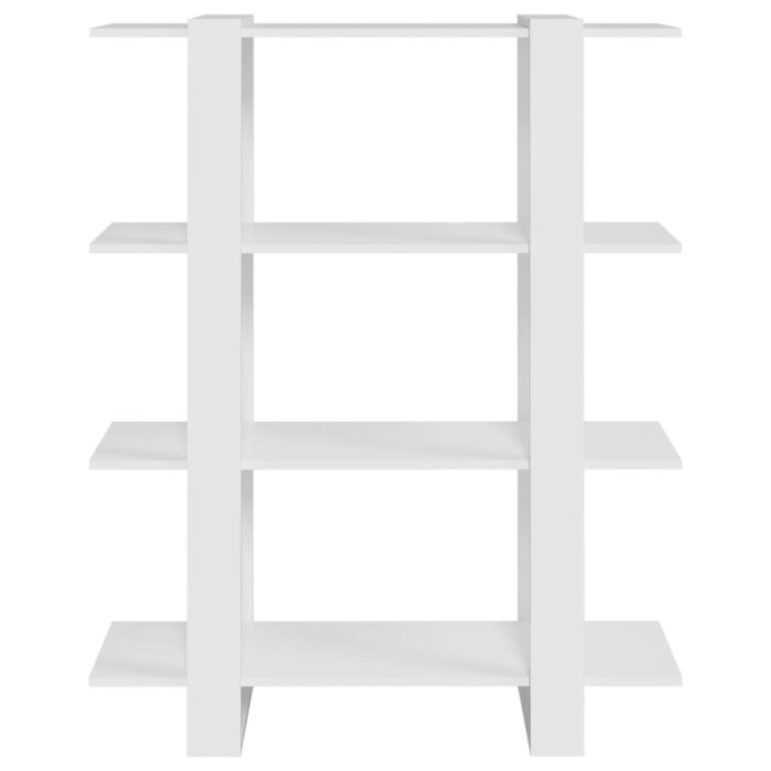 Bibliothèque/Séparateur de pièce Blanc 100x30x123,5 cm – Image 3