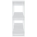 Bibliothèque/Séparateur de pièce Blanc 100x30x87 cm – Image 4