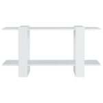 Bibliothèque Blanc 100x30x51 cm Bois d'ingénierie – Image 2