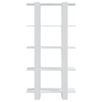 Bibliothèque/séparateur de pièce blanc bois d'ingénierie – Image 3