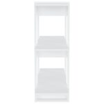 Bibliothèque/Séparateur de pièce Blanc 80x30x87 cm – Image 4