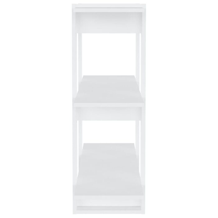 Bibliothèque/Séparateur de pièce Blanc 80x30x87 cm – Image 4