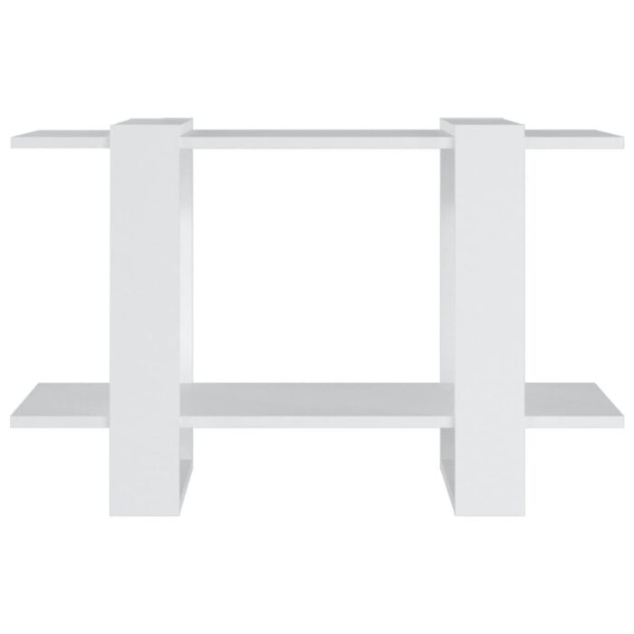 Bibliothèque/Séparateur de pièce Blanc 80x30x51 cm – Image 3