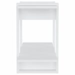 Bibliothèque/Séparateur de pièce Blanc 80x30x51 cm – Image 4