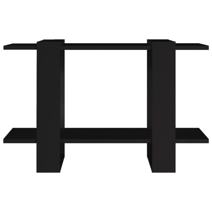 Bibliothèque/Séparateur de pièce Noir 80x30x51 cm – Image 3