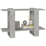 Bibliothèque/Séparateur de pièce Gris béton 80x30x51 cm – Image 2