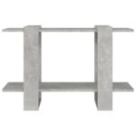 Bibliothèque/Séparateur de pièce Gris béton 80x30x51 cm – Image 3