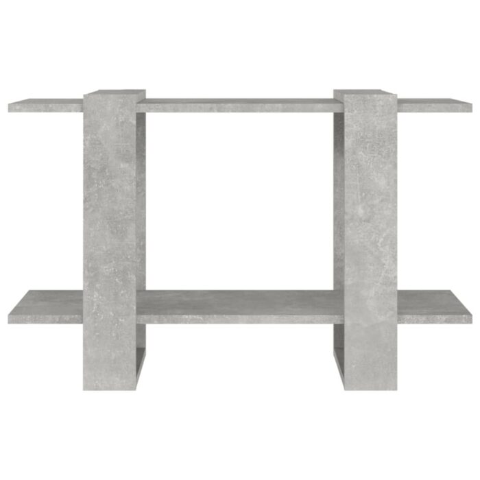 Bibliothèque/Séparateur de pièce Gris béton 80x30x51 cm – Image 3