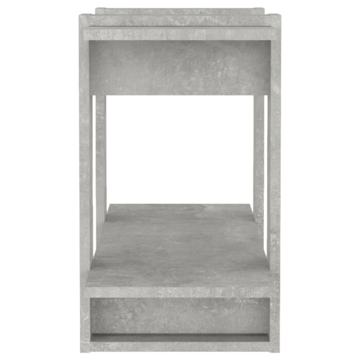 Bibliothèque/Séparateur de pièce Gris béton 80x30x51 cm – Image 4