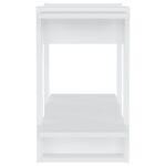 Bibliothèque/Séparateur de pièce Blanc brillant 80x30x51 cm – Image 4
