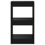 Bibliothèque/Cloison de séparation Noir 40x30x72 cm – Image 3