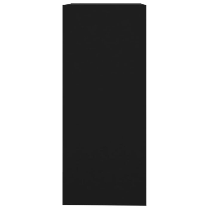 Bibliothèque/Cloison de séparation Noir 40x30x72 cm – Image 4