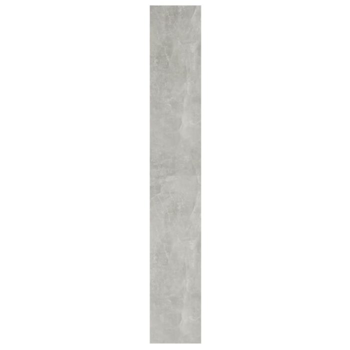 Bibliothèque/Séparateur de pièce Gris béton 40x30x198 cm – Image 4