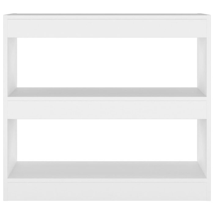 Bibliothèque/Séparateur de pièce Blanc 80x30x72 cm – Image 3