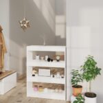 Bibliothèque/Cloison Blanc 80x30x103 cm Bois d'ingénierie