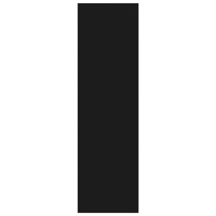 Bibliothèque/Cloison Noir 80x30x103 cm Bois d'ingénierie – Image 4