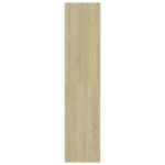 Bibliothèque/Séparateur de pièce Chêne sonoma bois d'ingénierie – Image 4