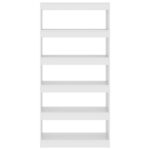 Bibliothèque/Séparateur de pièce Blanc bois d'ingénierie – Image 3