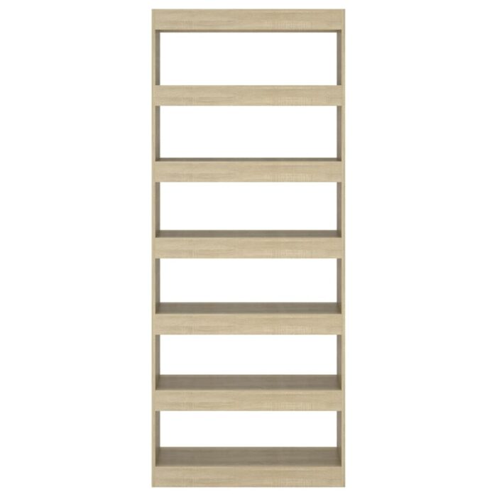 Bibliothèque/Séparateur de pièce Chêne sonoma Bois d'ingénierie – Image 3