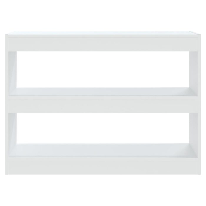 VXL8720286843666_g_en_hd_3.jpg Bibliothèque/Séparateur de pièce Blanc 100x30x72 cm – Image 3
