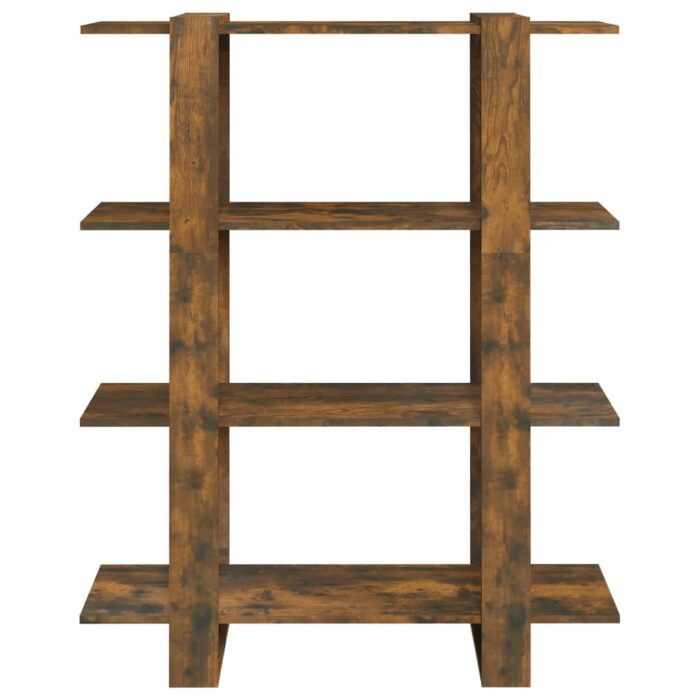 Bibliothèque/Séparateur de pièce Chêne fumé 100x30x123,5 cm – Image 3