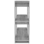 Bibliothèque/Séparateur de pièce Sonoma gris 100x30x87 cm – Image 4
