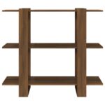 Bibliothèque/Séparateur de pièce Chêne marron 100x30x87 cm – Image 3