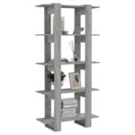 Bibliothèque/Séparateur de pièce Sonoma gris 80x30x160 cm – Image 2