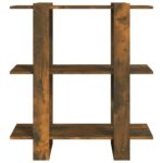 Bibliothèque/Séparateur de pièce Chêne fumé 80x30x87 cm – Image 3