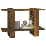 Bibliothèque/Séparateur de pièce Chêne fumé 80x30x51 cm – Image 2