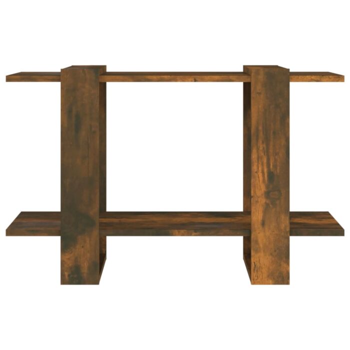 Bibliothèque/Séparateur de pièce Chêne fumé 80x30x51 cm – Image 3
