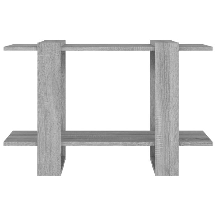 Bibliothèque/Séparateur de pièce Sonoma gris 80x30x51 cm – Image 3