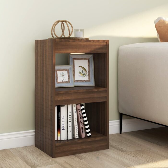 Bibliothèque/Séparateur de pièce Chêne Marron 40x30x72 cm – Image 1